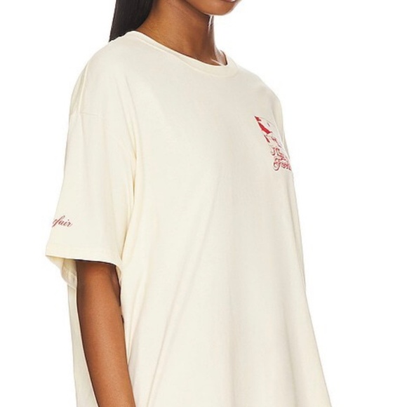 The Mayfair Group M/L 'Are We Aware' Oversized Tee in Sand - Picture 6 of 13